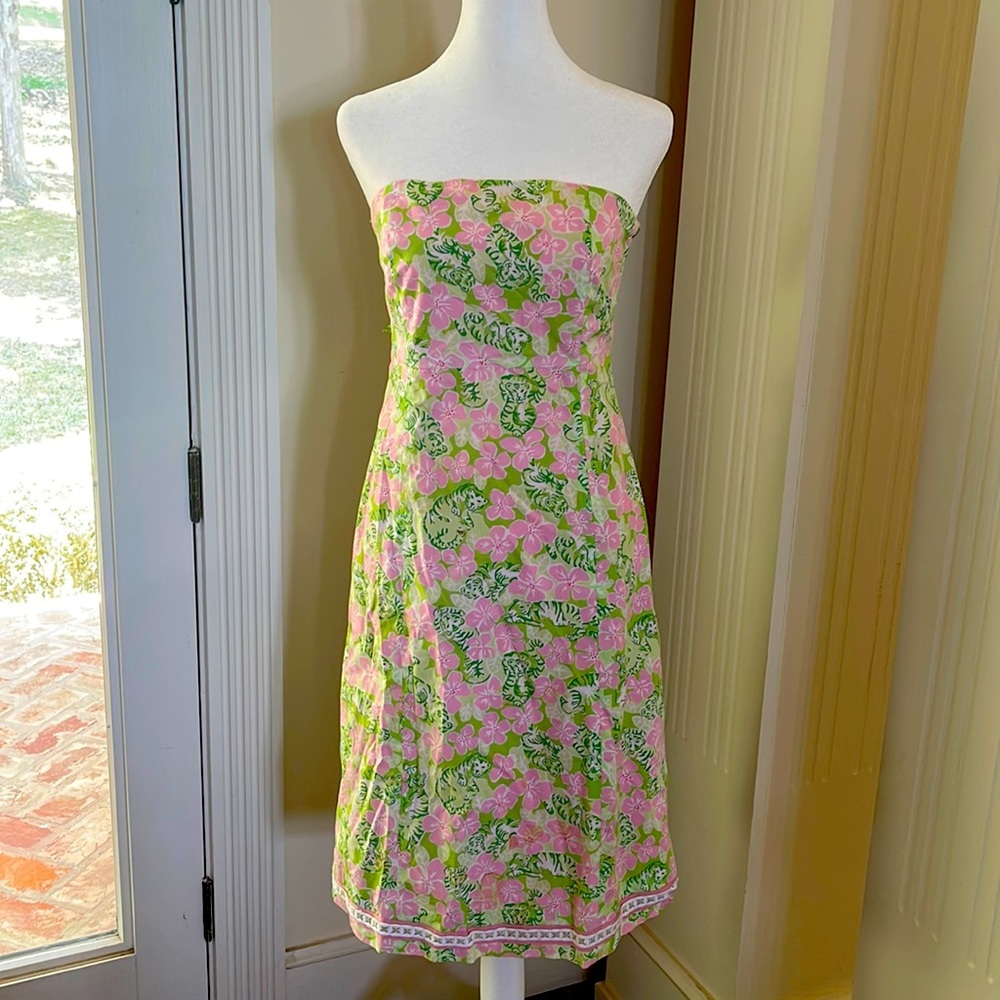 Lilly Pulitzer strapless dress